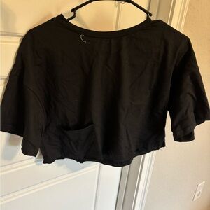 Black Women's Crop Top